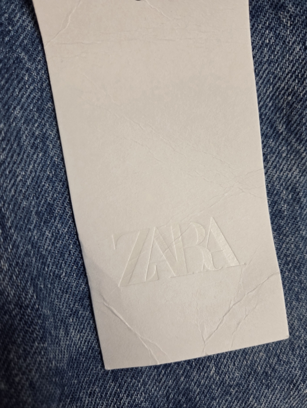 ZARA The Crossed Waist Wide Leg Jeans - Picture 7 of 16